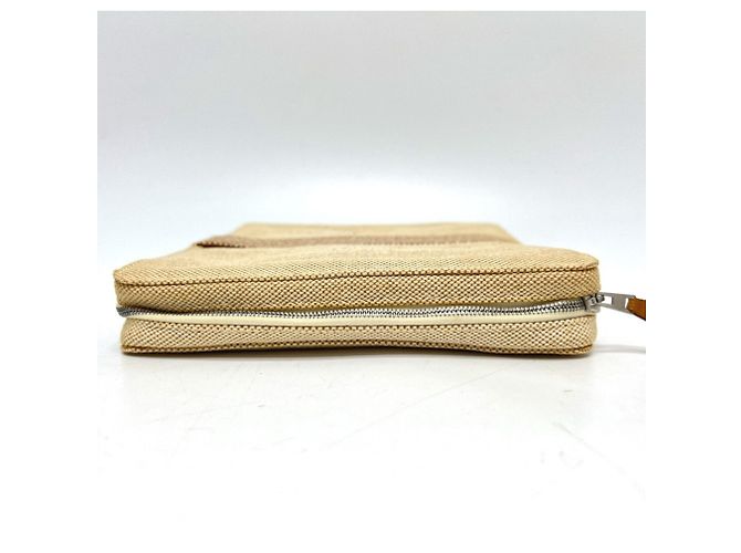 Hermès HERMES Nuovo Pouch da Viaggio Four Tou Marrone Beige Giallo - vista 5