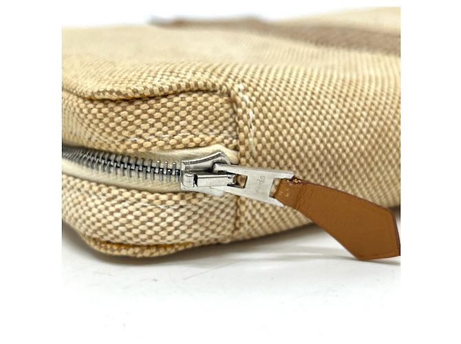 Hermès HERMES Nuovo Pouch da Viaggio Four Tou Marrone Beige Giallo - vista 9
