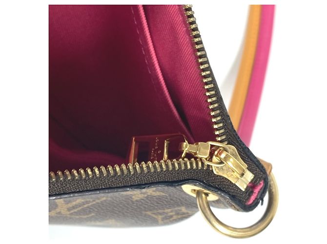 Borsa a Spalla Pochette Loretta Monogramma Louis Vuitton Marrone Rosa - vista 10