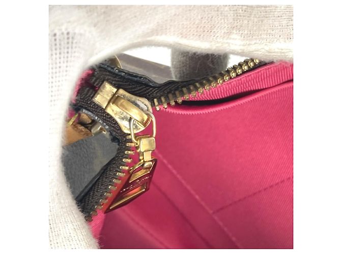Borsa a Spalla Pochette Loretta Monogramma Louis Vuitton Marrone Rosa - vista 11