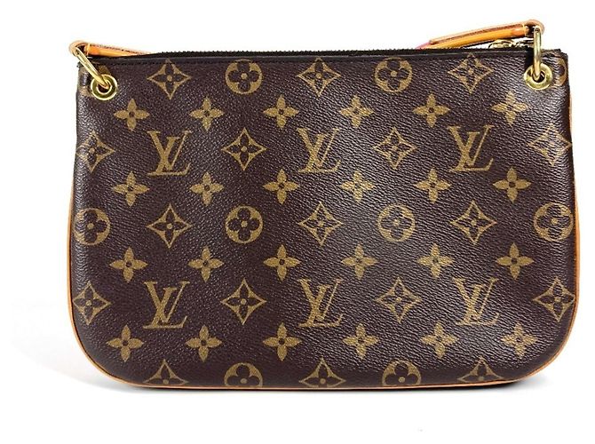 Borsa a Spalla Pochette Loretta Monogramma Louis Vuitton Marrone Rosa - vista 2
