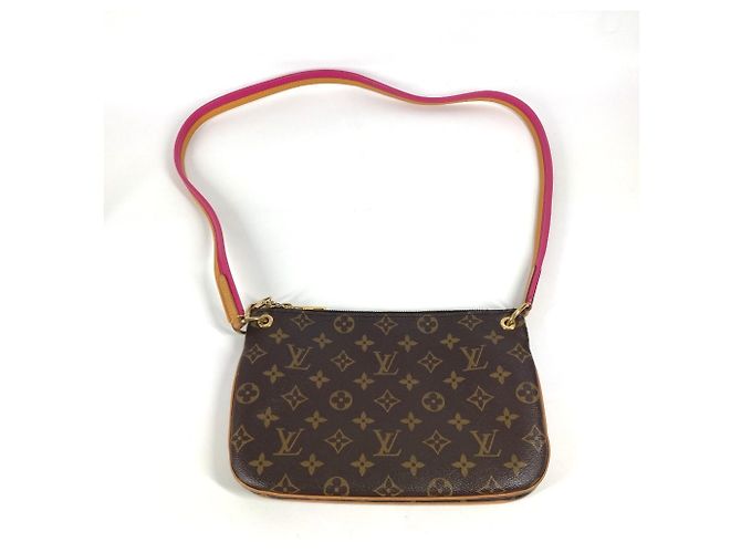 Borsa a Spalla Pochette Loretta Monogramma Louis Vuitton Marrone Rosa - vista 8