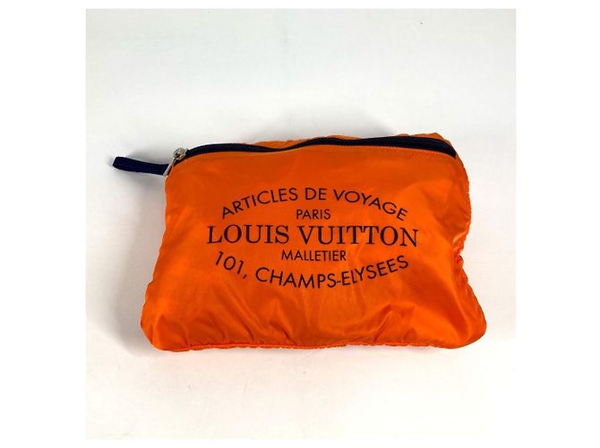 Louis Vuitton N41188 Damier Aventure Light Pack Rucksack Orange Marineblau Damier ebene - Ansicht 14