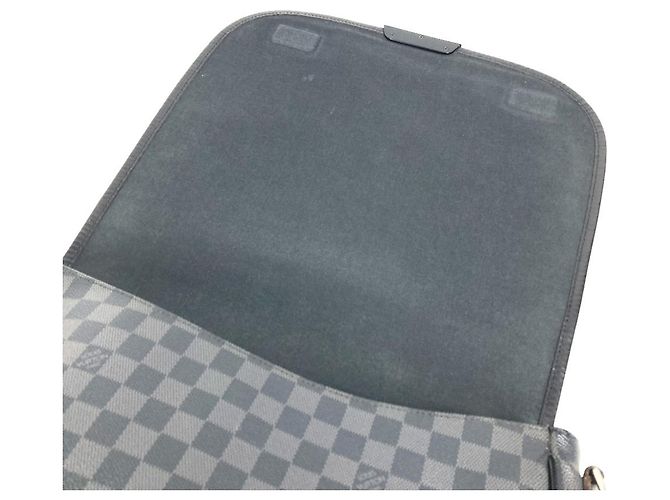 Borsa a tracolla Daniel GM Damier Graphite Louis Vuitton Nero - vista 10