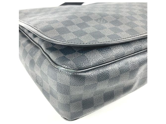 Borsa a tracolla Daniel GM Damier Graphite Louis Vuitton Nero - vista 11