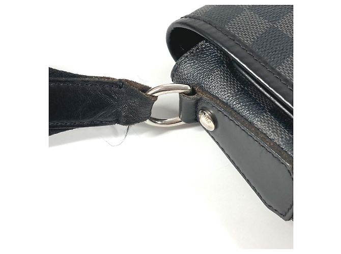 Borsa a tracolla Daniel GM Damier Graphite Louis Vuitton Nero - vista 12