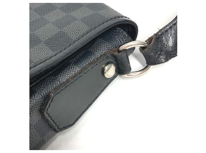 Borsa a tracolla Daniel GM Damier Graphite Louis Vuitton Nero - vista 13