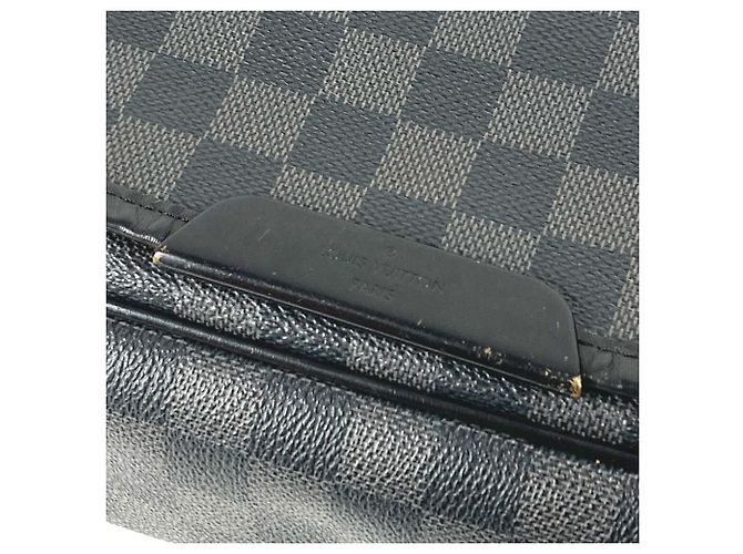 Borsa a tracolla Daniel GM Damier Graphite Louis Vuitton Nero - vista 14