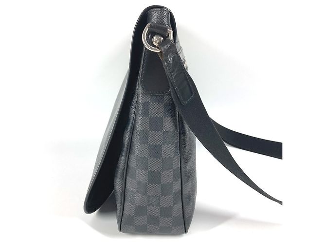 Borsa a tracolla Daniel GM Damier Graphite Louis Vuitton Nero - vista 17