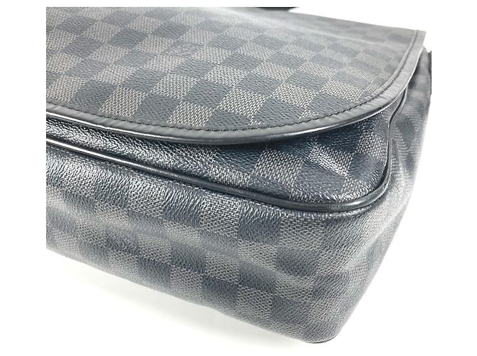 Borsa a tracolla Daniel GM Damier Graphite Louis Vuitton Nero - vista 18