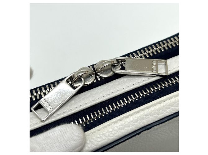 Borsa a Spalla Christian Dior Collaborazione Dior x Stüssy Bianco Blu navy - vista 10
