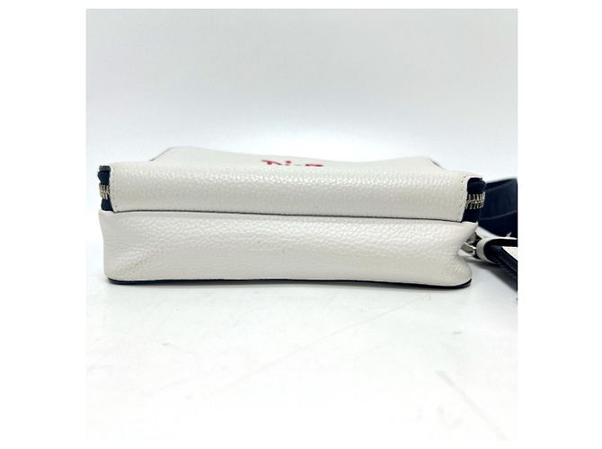 Borsa a Spalla Christian Dior Collaborazione Dior x Stüssy Bianco Blu navy - vista 3