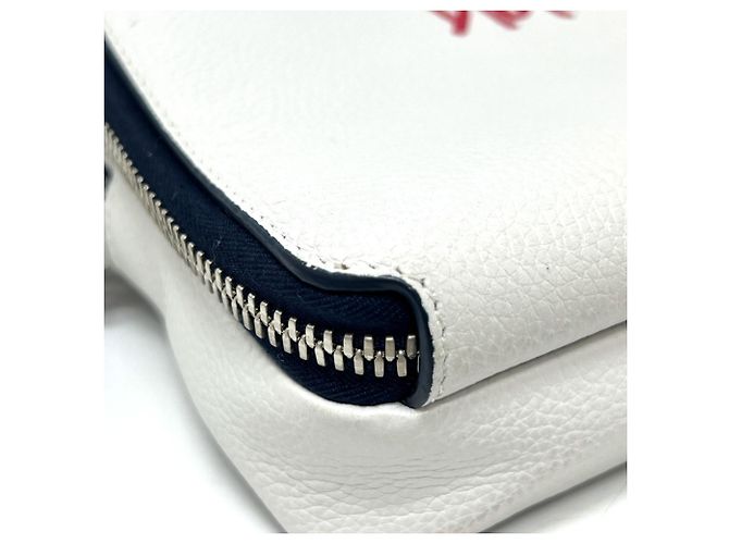 Borsa a Spalla Christian Dior Collaborazione Dior x Stüssy Bianco Blu navy - vista 4