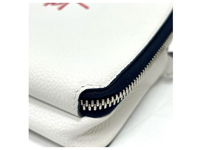 Borsa a Spalla Christian Dior Collaborazione Dior x Stüssy Bianco Blu navy - vista 5