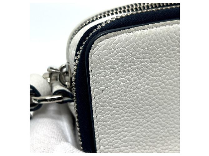 Borsa a Spalla Christian Dior Collaborazione Dior x Stüssy Bianco Blu navy - vista 6
