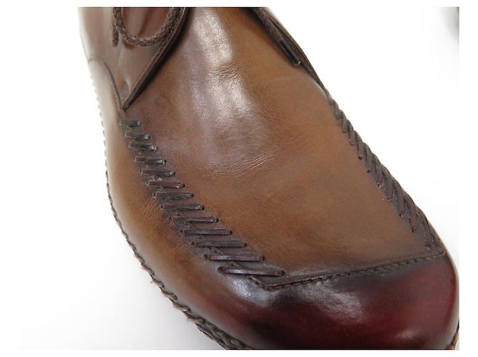 SCARPE BERLUTI INDJO RIPARATE DERBY 8.5 42.5 +ALBERI PER SCARPE Marrone - vista 11