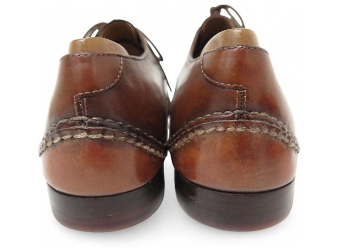 SCARPE BERLUTI INDJO RIPARATE DERBY 8.5 42.5 +ALBERI PER SCARPE Marrone - vista 5