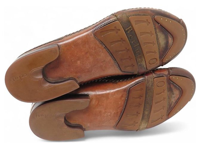 SCARPE BERLUTI INDJO RIPARATE DERBY 8.5 42.5 +ALBERI PER SCARPE Marrone - vista 6
