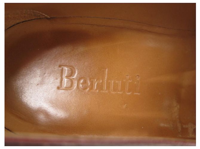 SCARPE BERLUTI MOCASSINI RIPARATI SCRITTO 8.5 42.5 CALZATURE - vista 11