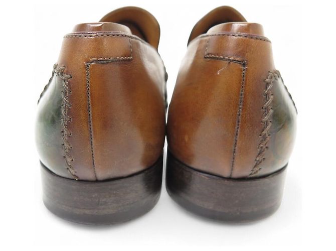 SCARPE BERLUTI MOCASSINI RIPARATI SCRITTO 8.5 42.5 CALZATURE - vista 5