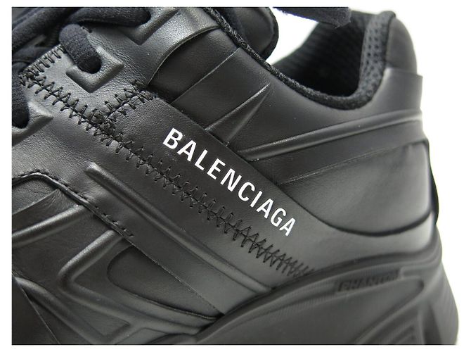 BALENCIAGA PHANTOM 36 SCHWARZE LEDERSNEAKERS + BOX - Ansicht 10