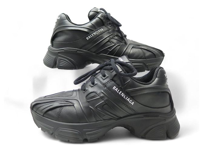 BALENCIAGA PHANTOM 36 SCHWARZE LEDERSNEAKERS + BOX - Ansicht 3