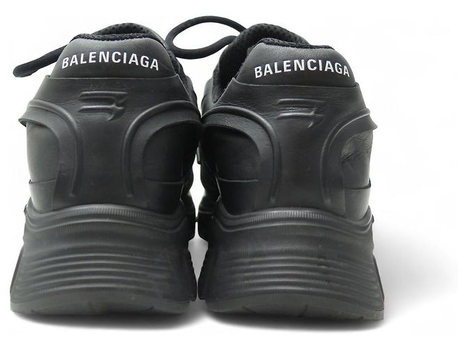 BALENCIAGA PHANTOM 36 SCHWARZE LEDERSNEAKERS + BOX - Ansicht 5
