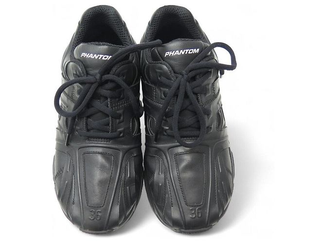 BALENCIAGA PHANTOM 36 SCHWARZE LEDERSNEAKERS + BOX - Ansicht 8