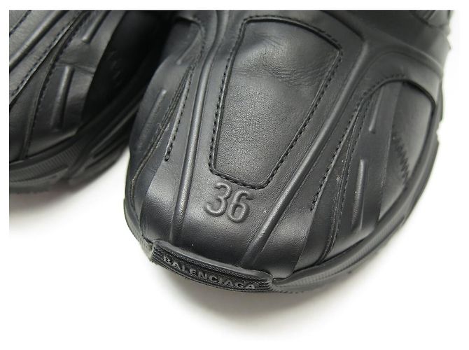 BALENCIAGA PHANTOM 36 SCHWARZE LEDERSNEAKERS + BOX - Ansicht 9