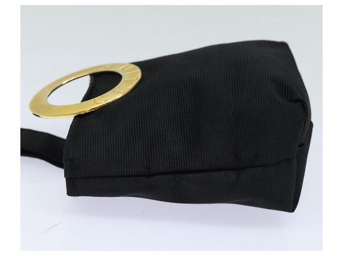 Céline Celine Circle Logo Nylon Nero - vista 3