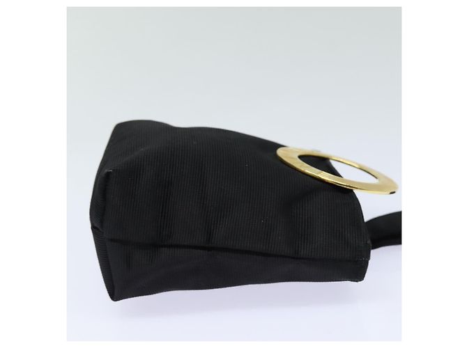 Céline Celine Circle Logo Nylon Nero - vista 4