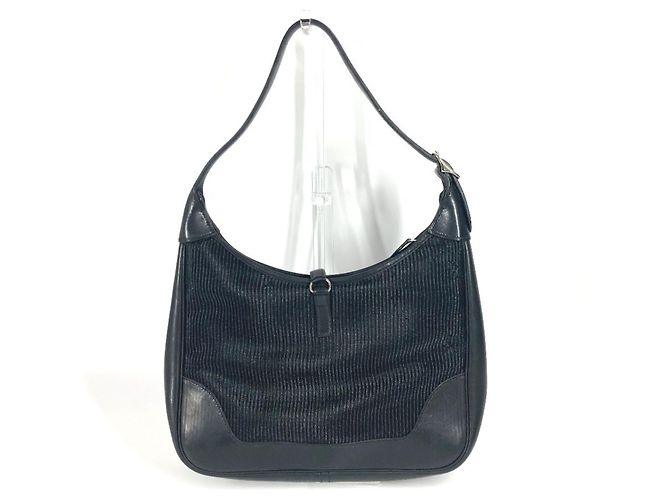 Borsa a Spalla Hermès Trim 31 Nero - vista 2