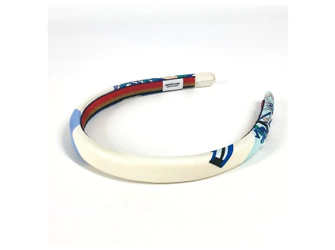 Accessorio per capelli Elsa di Hermès - Fascia Bianco Blu - vista 2