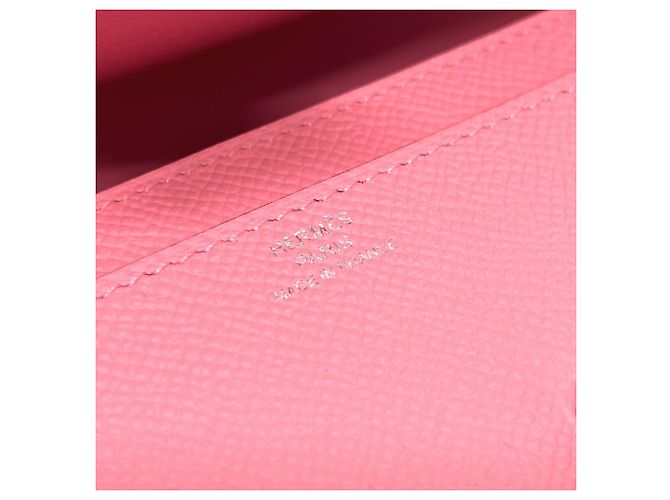 Hermès Billetera Hermes Constance To Go Rosa - vista 10