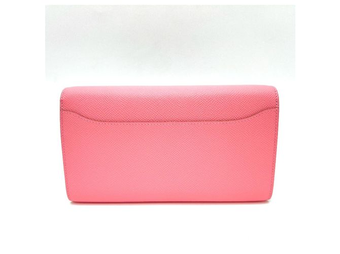 Hermès Billetera Hermes Constance To Go Rosa - vista 2