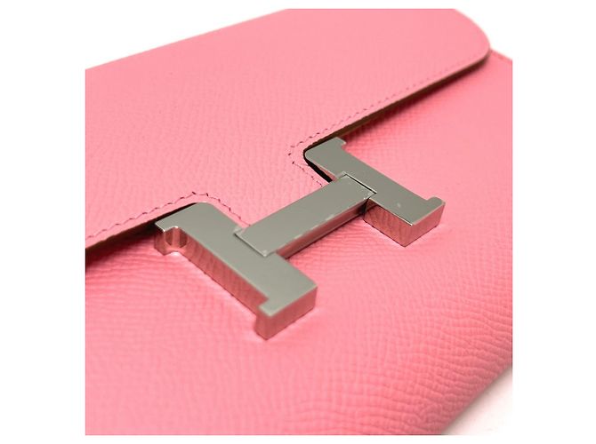 Hermès Billetera Hermes Constance To Go Rosa - vista 5