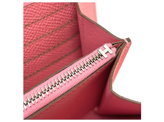 Hermès Billetera Hermes Constance To Go Rosa - vista 8