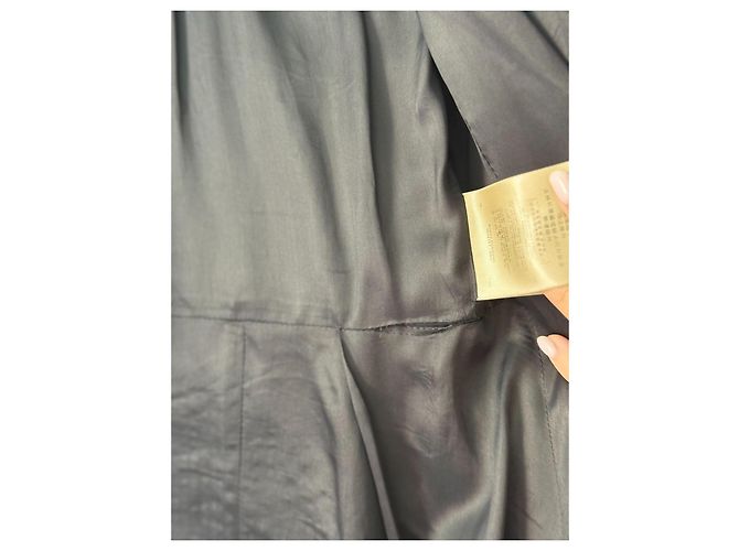 Burberry Brit Abrigo Burberry de lana azul marino de doble botonadura - vista 6