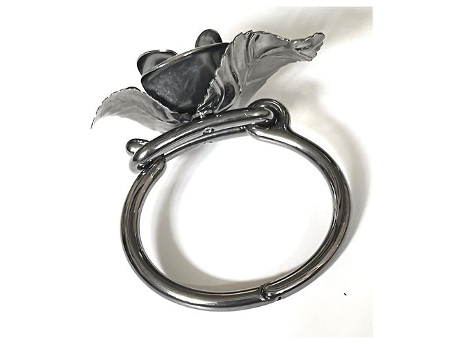 Prada Herbst 2016 Rosenarmband Bangle Silber - Ansicht 4