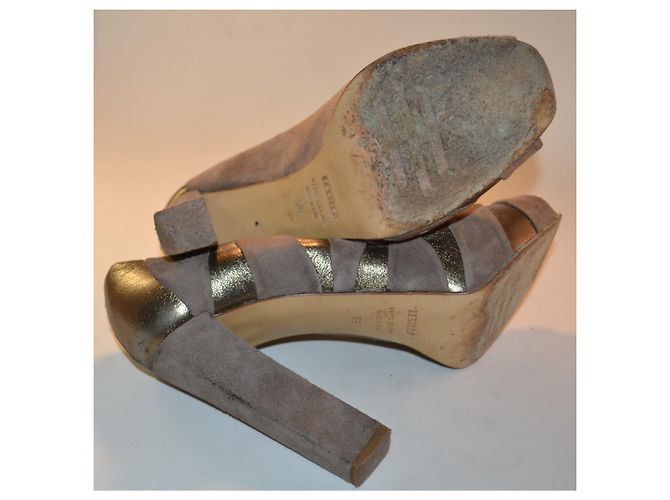 Stivaletti Le Silla in scamosciato grigio - vista 4