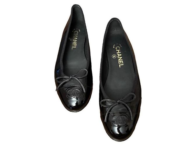 Bailarinas Chanel 37,5 Negro - vista 8