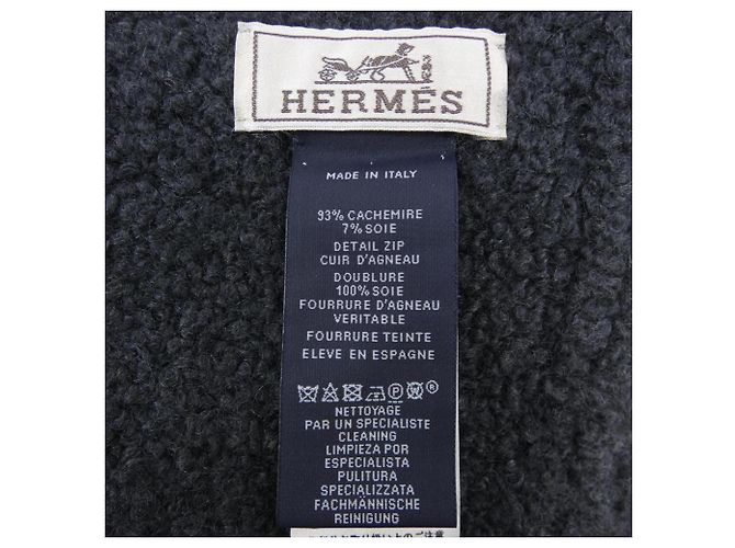 Stola in cashmere Hermès Marrone - vista 3