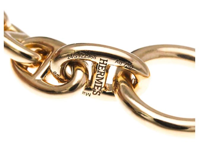 Hermès Bracciale Charm Chaine D'ancre Hermes D'oro - vista 11