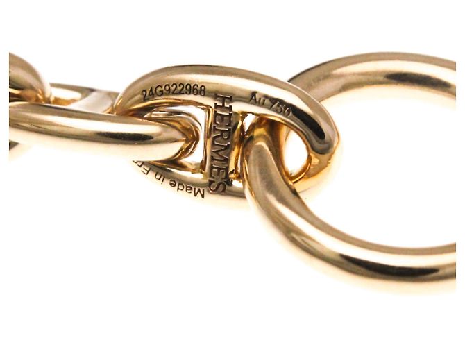 Hermès Bracciale Charm Chaine D'ancre Hermes D'oro - vista 12