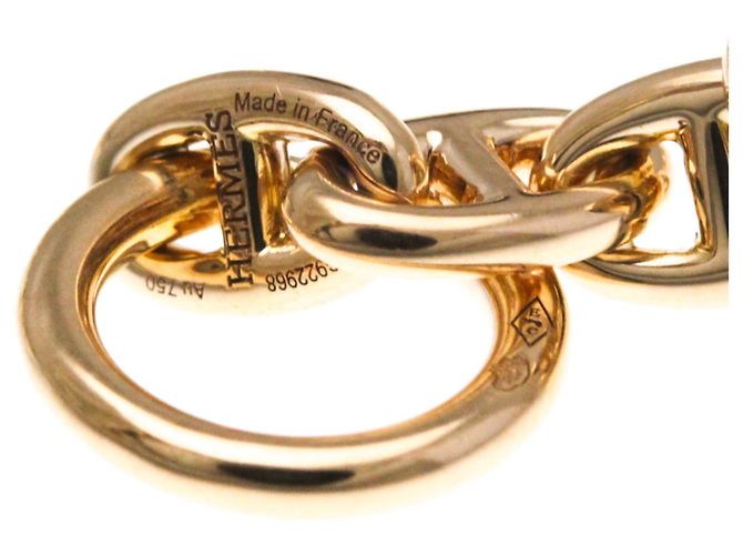 Hermès Bracciale Charm Chaine D'ancre Hermes D'oro - vista 13