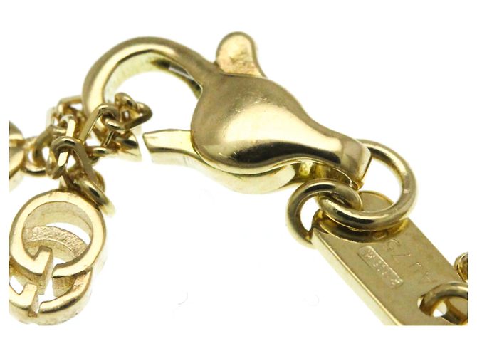 Collana con diamante e logo GG di Gucci D'oro - view 14