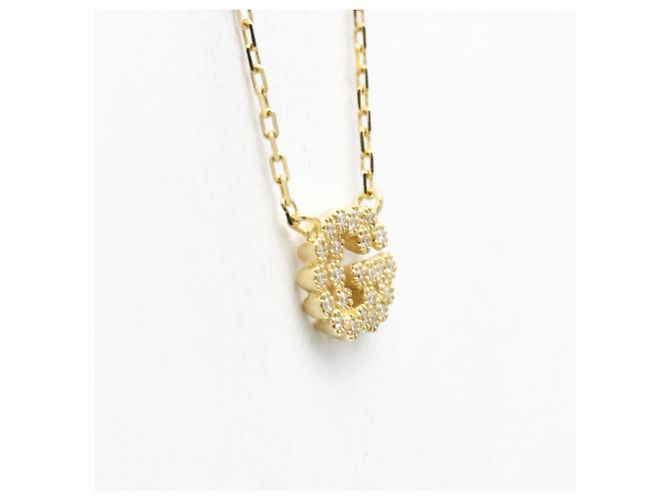 Collana con diamante e logo GG di Gucci D'oro - view 3