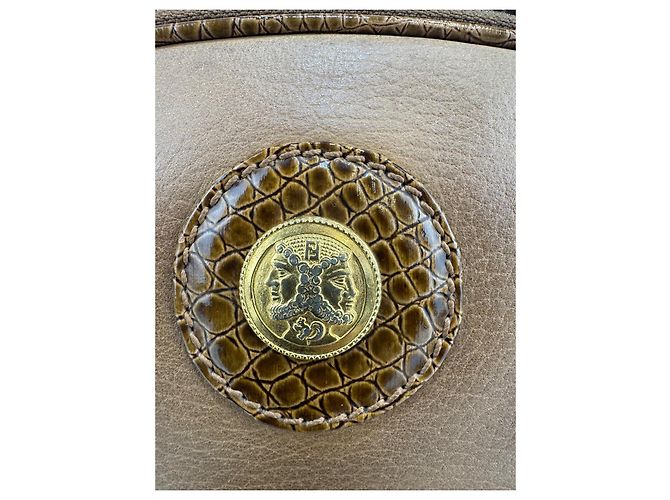Fendi Schultertasche aus Leder Braun 298 - Ansicht 4