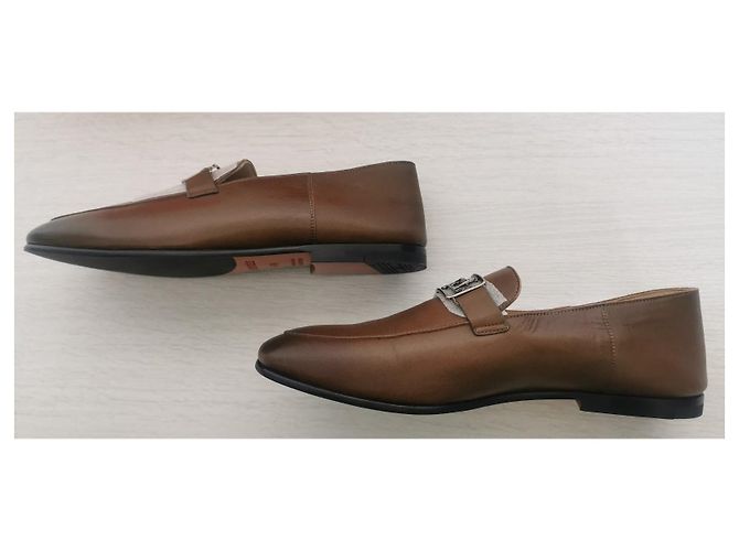 Hermès Tenor Braun Schwarz Dunkelbraun Kamel - Ansicht 5