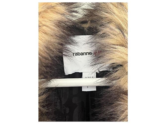 Paco Rabanne Abrigo de piel sintética de edición limitada Rabanne H&M Castaño - vista 8